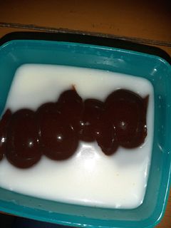 Foto resep Puding cokelat with vla