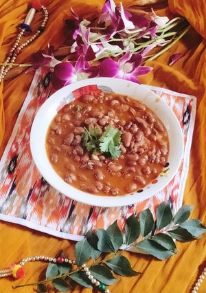 A picture of Masala Rajma curry 🍛 Punjabi style Rajma masala curry.