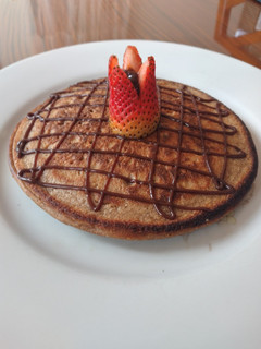 Una foto de Pancakes chocoavena
