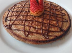 Una foto de Pancakes chocoavena