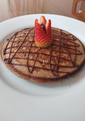 Una foto de Pancakes chocoavena