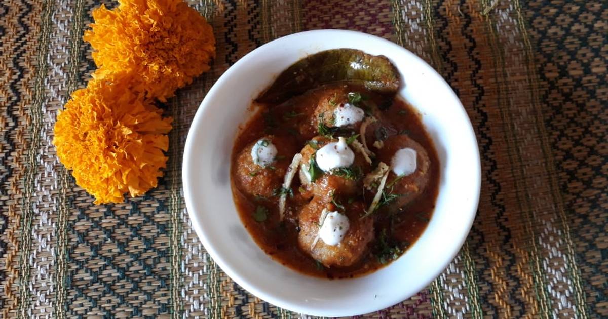 Kanchkolar Kofta Curry Recipe By Jasmin Motta _ #BeingMotta - Cookpad