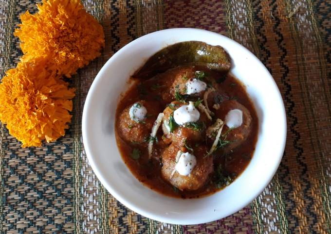 Kanchkolar Kofta Curry Recipe By Jasmin Motta _ #BeingMotta - Cookpad