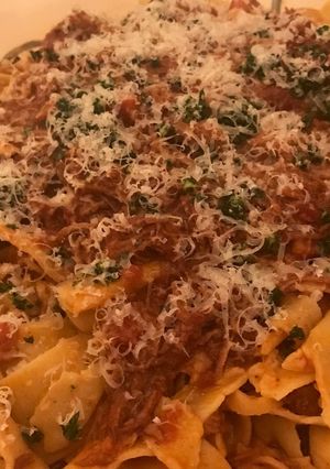 A picture of Instant pot Lamb Ragu.
