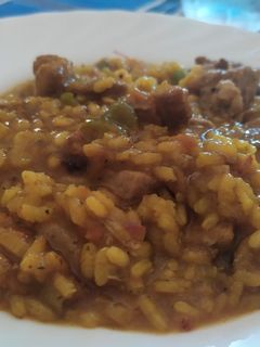 Una foto de Arroz meloso con magra de cerdo