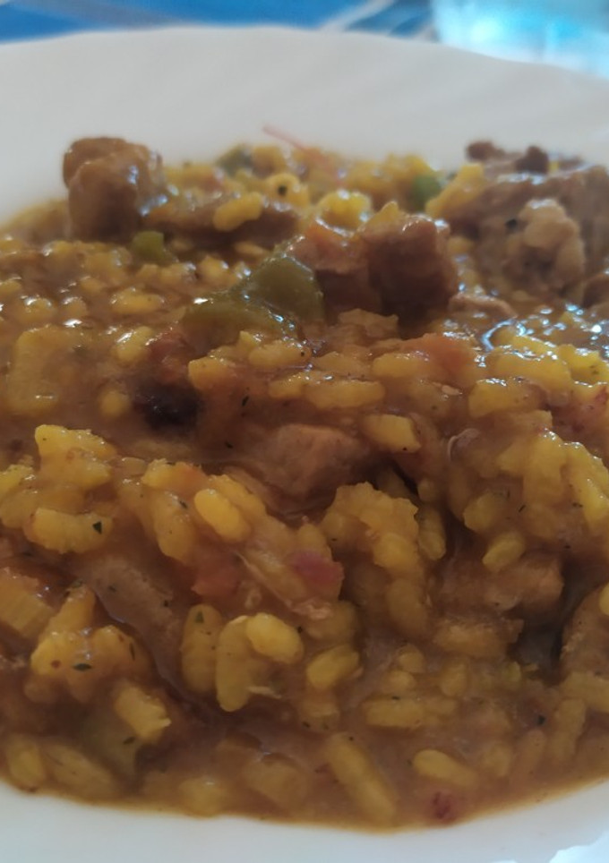 Una foto de Arroz meloso con magra de cerdo
