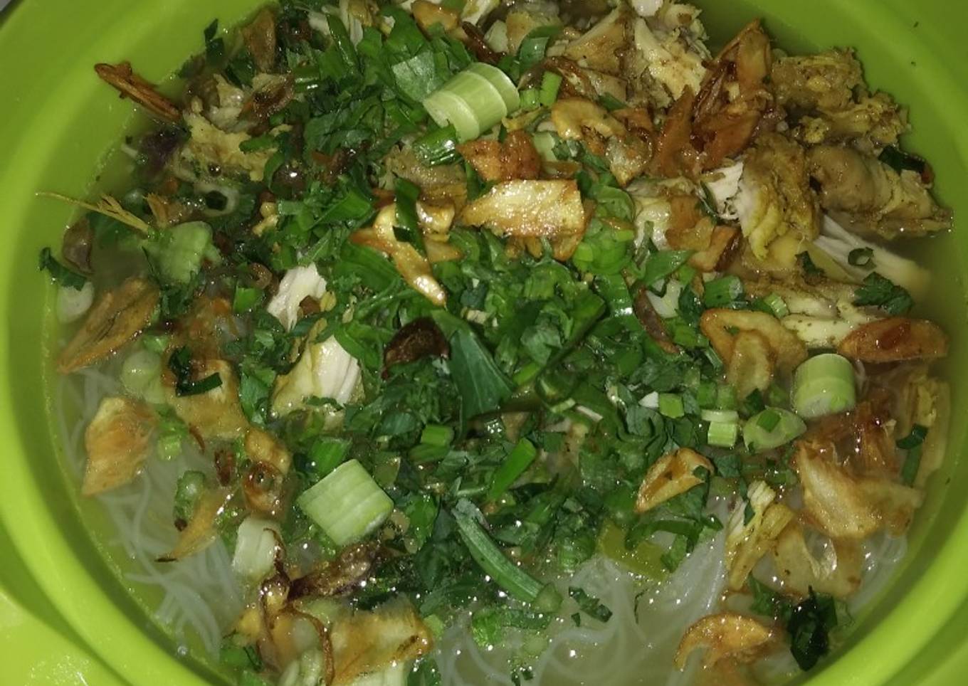 Sop bihun Ayam Nusantara