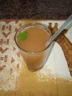 A picture of Ukwaju juice #Easter contest vibes.