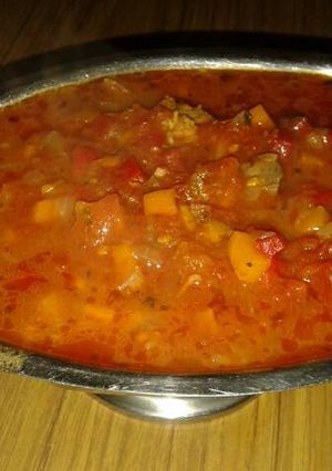 Una foto de Salsa de Menudo de Pollo