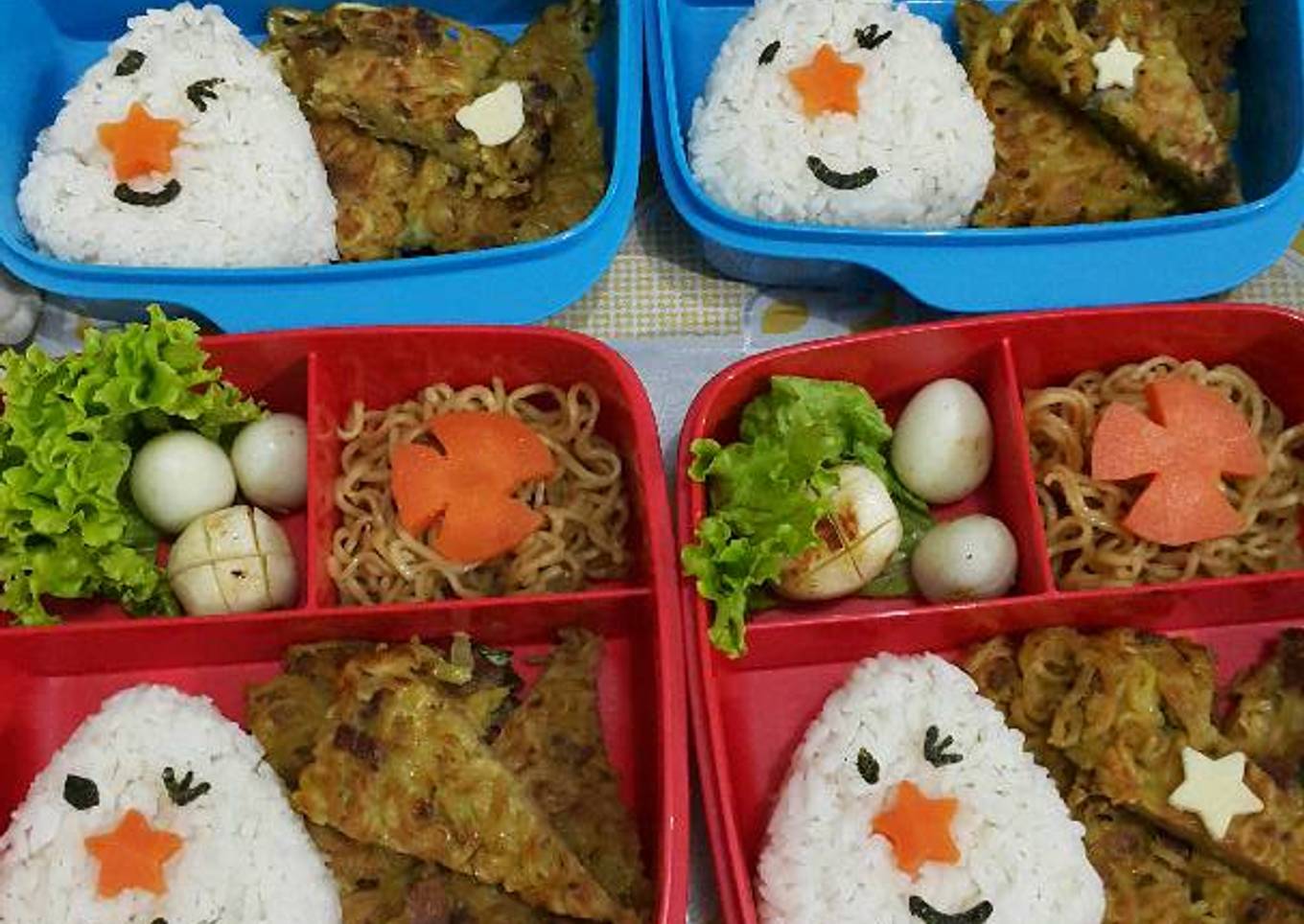 Bekal Anak Bento "Martabak Mie Daging Cincang"