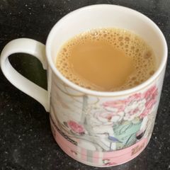A picture of Haldi + Adrak + Pudina + Gud Ki Healthy Chai ☕️.
