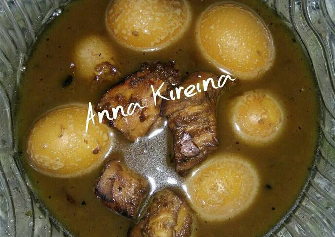 Semur Daging dan Telur