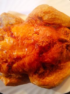 Una foto de Pollo asado afrutado