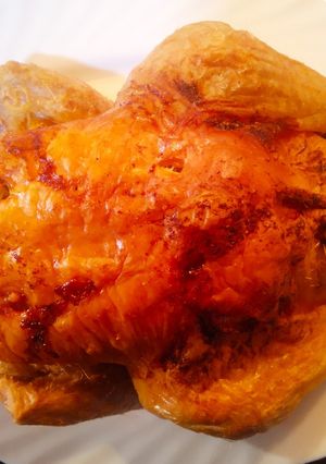 Una foto de Pollo asado afrutado