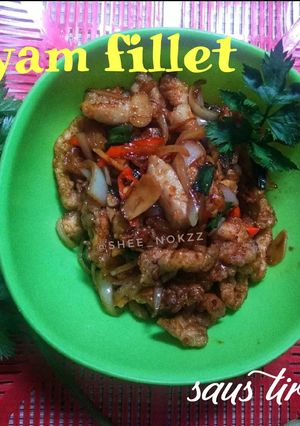 Foto resep Ayam fillet saus tiram