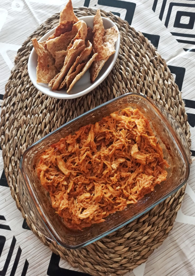 Una foto de Pulled chicken