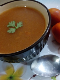 A picture of Tomato soup.