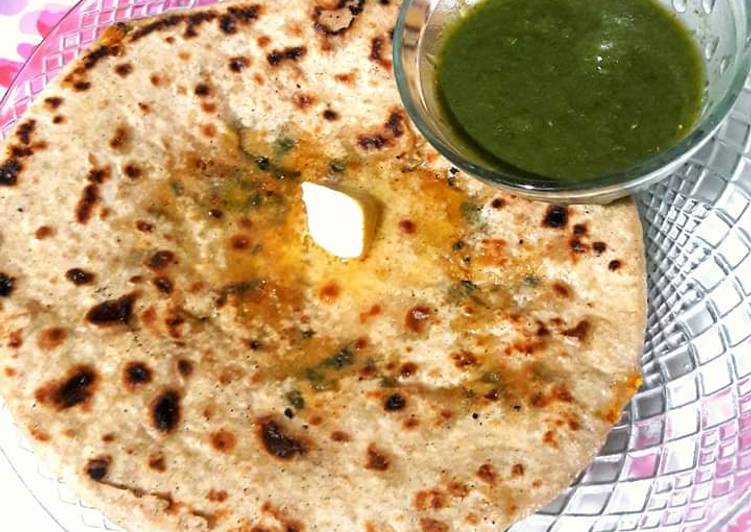 Recipe of Quick Methi Mooli paratha