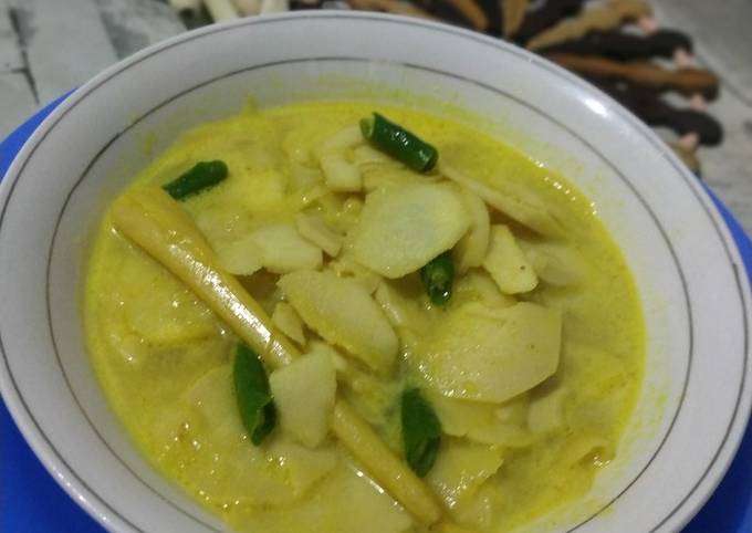 Resep Sayur santan rebung, Enak Banget