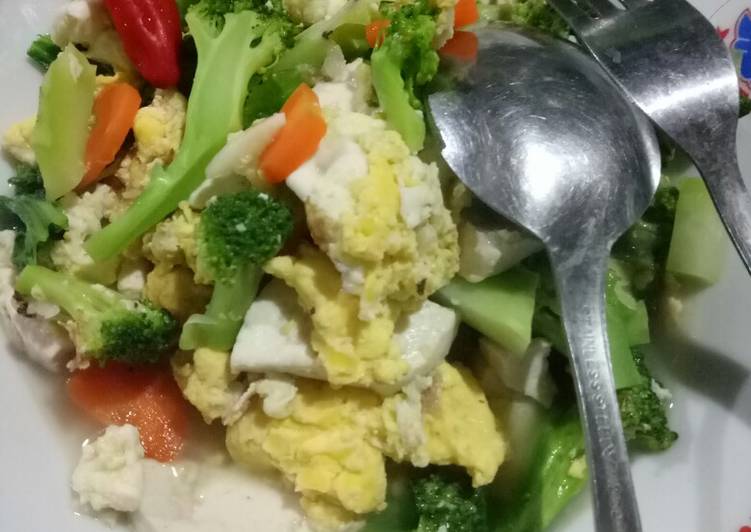 Resep Capcay nyemek Lezat