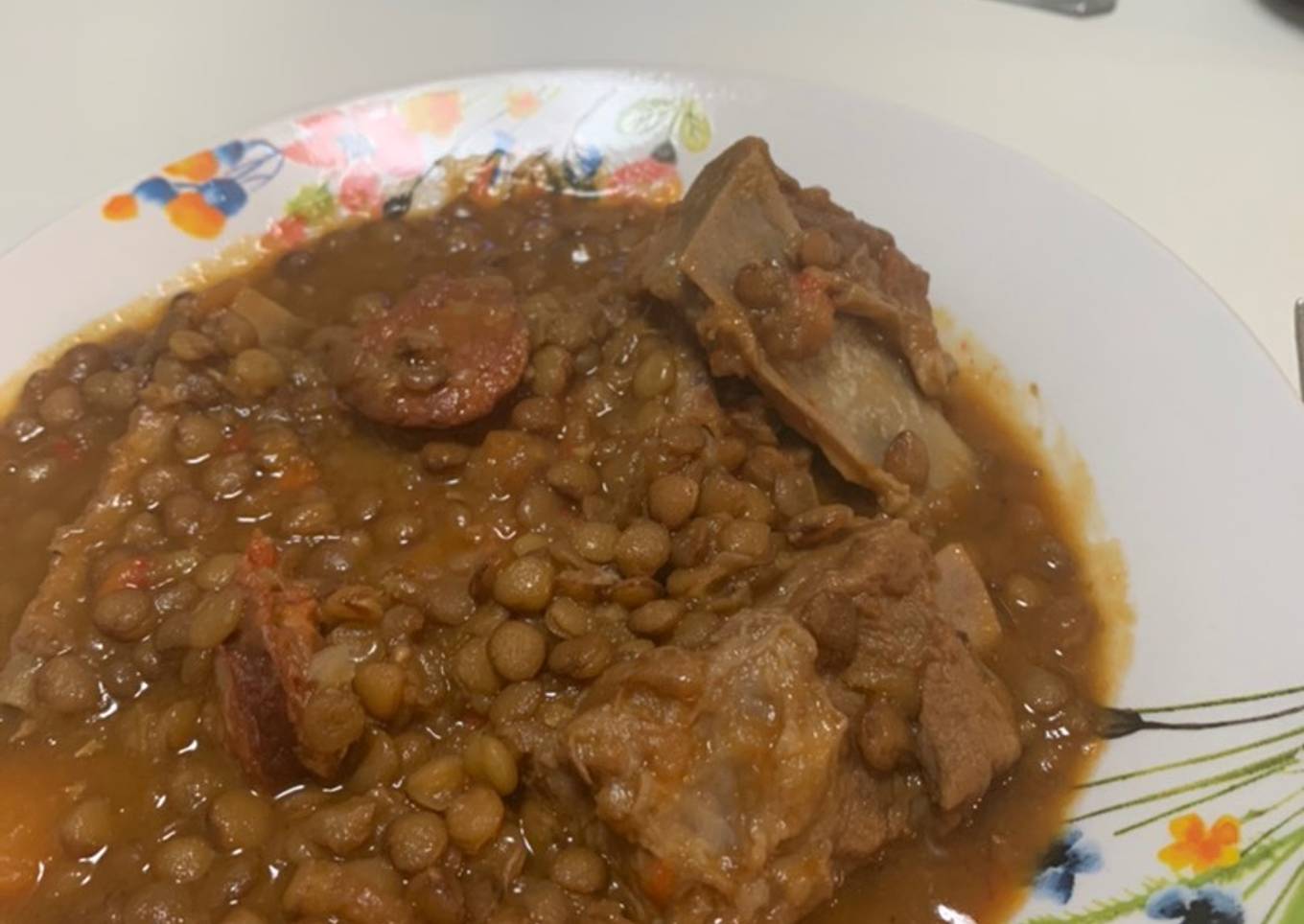 Lentejas con chorizo