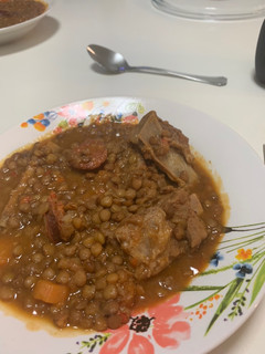Una foto de Lentejas con chorizo