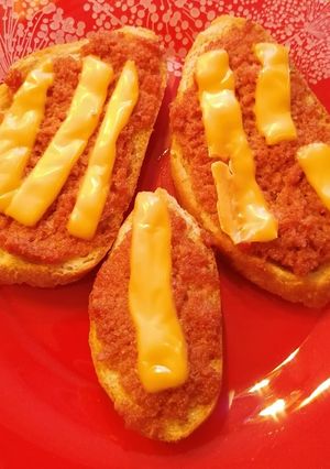 O poză a rețetei Sandwich-uri calde.