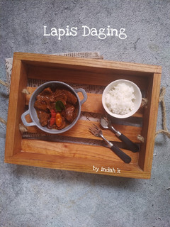 Foto resep Lapis Daging Simple ala Rumah Kami