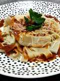 Pappardelles con salsa Especial de curry y tomate