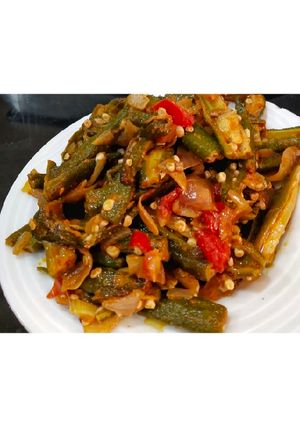 A picture of Bhindi Masala.