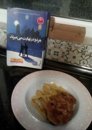 عکسی از دستور شنیسل مرغ