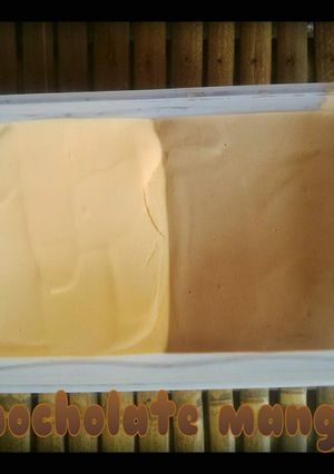 Foto resep Es krim chocholate mango
