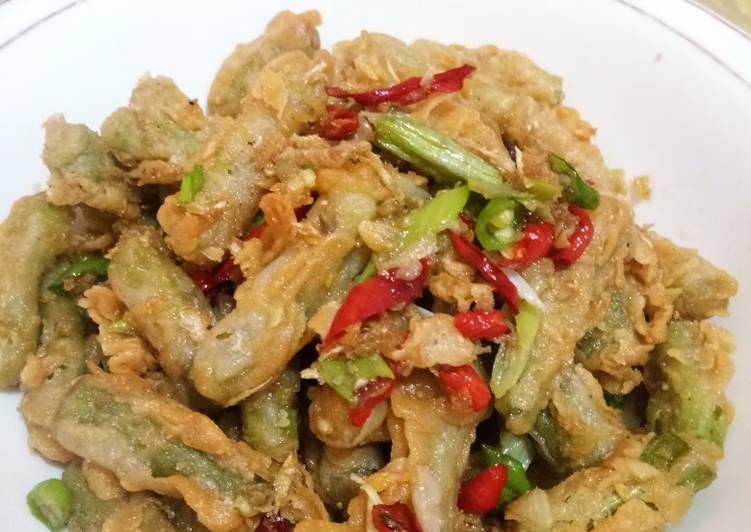 Resep Buncis goreng cabe garam simple yang Lezat