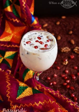 A picture of Anar Basundi - Quick Recipe, without condensed milk.