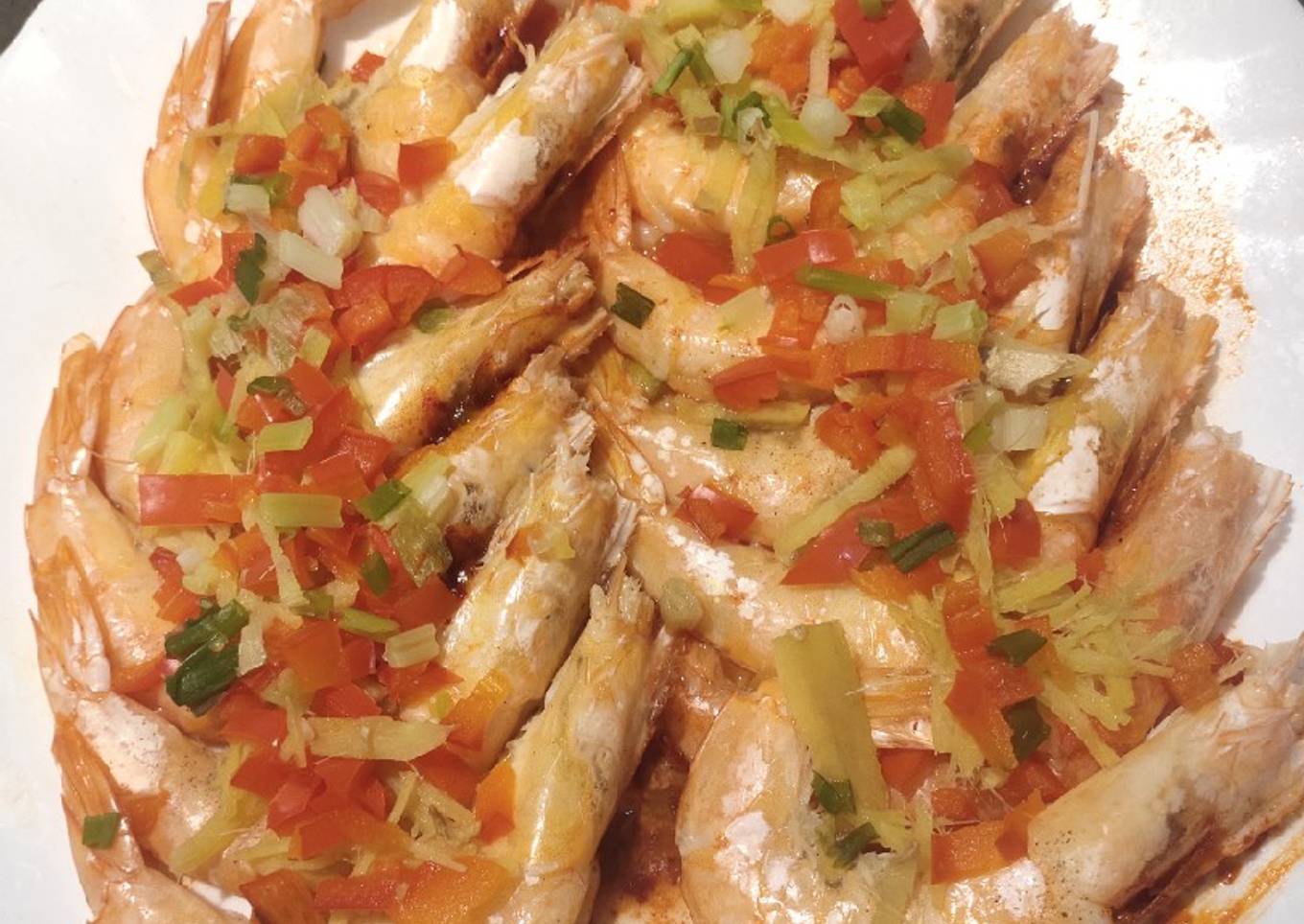 Steam Shrimps