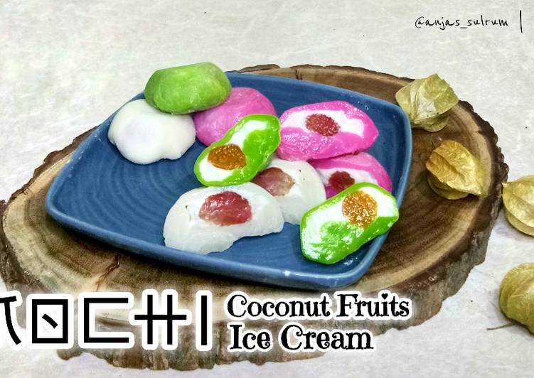 Mochi Coconut Fruits Ice Cream