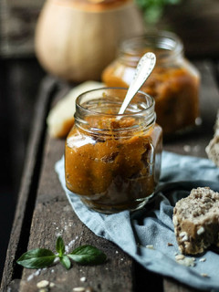 Una foto de Pesto casero de calabaza