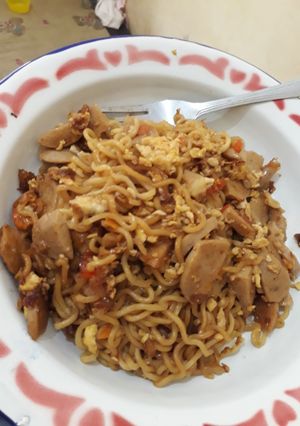Foto resep Mie nyemek goreng endul