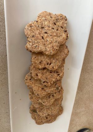 Una foto de Galletas integrales tipo cracker