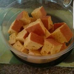 A picture of Carrot sponge cake.