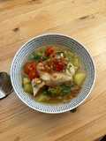 Tomato-Poached Broth & Fish