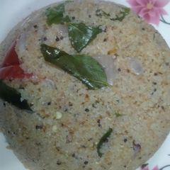 A picture of Broken Wheat Upma.
