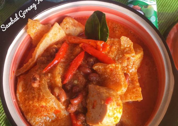 Sambal Goreng Krecek Tahu Kacang Tolo