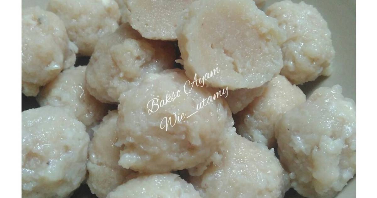 Resep Bakso Ayam Chicken Ball Oleh Wie Utamy Cookpad