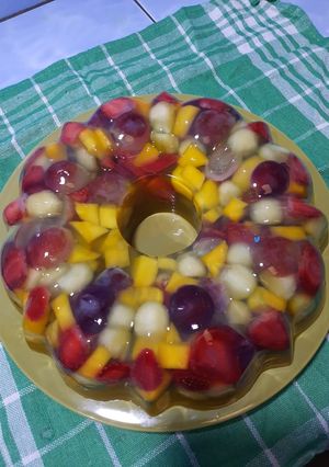 Foto resep 83. Puding buah
