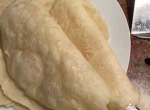 Una foto de Tortilla de maíz