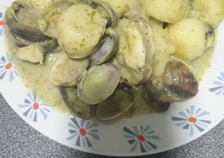 Rape en salsa Verde