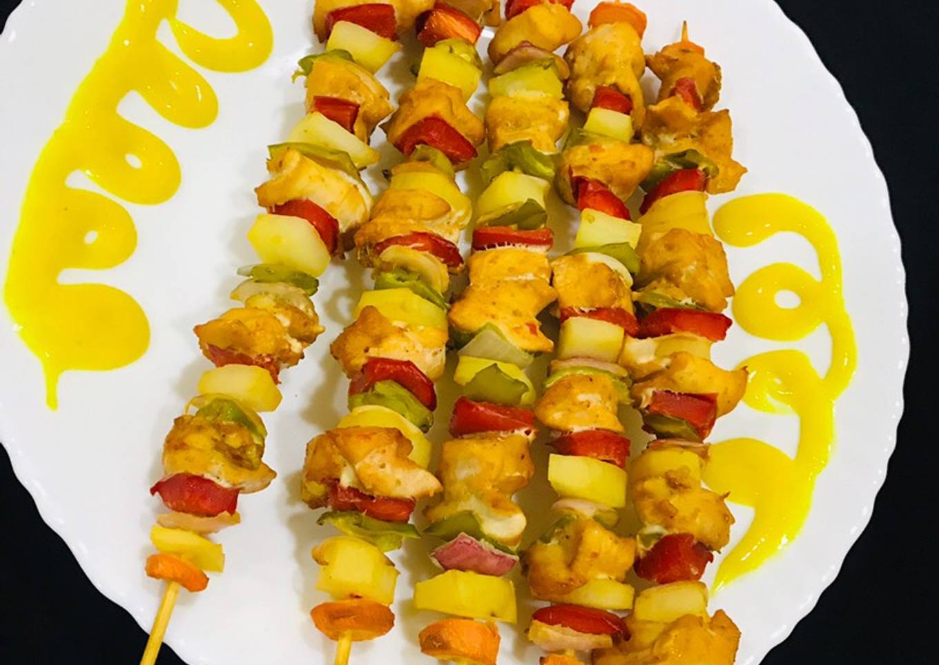 Chicken skewers