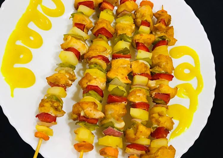 Step-by-Step Guide to Make Homemade Chicken skewers