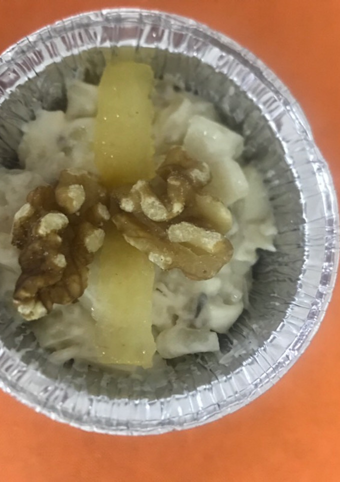 Una foto de Vasitos de pera y nueces